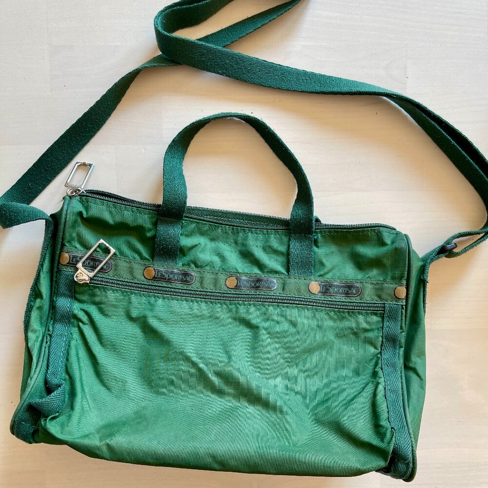 Lesportsac Forest Green Shoulder Bag